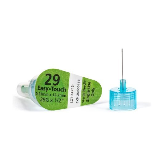 829021 EasyTouch Pen Needles – 50 count, 29g, 1/2″ (12.7mm), Green