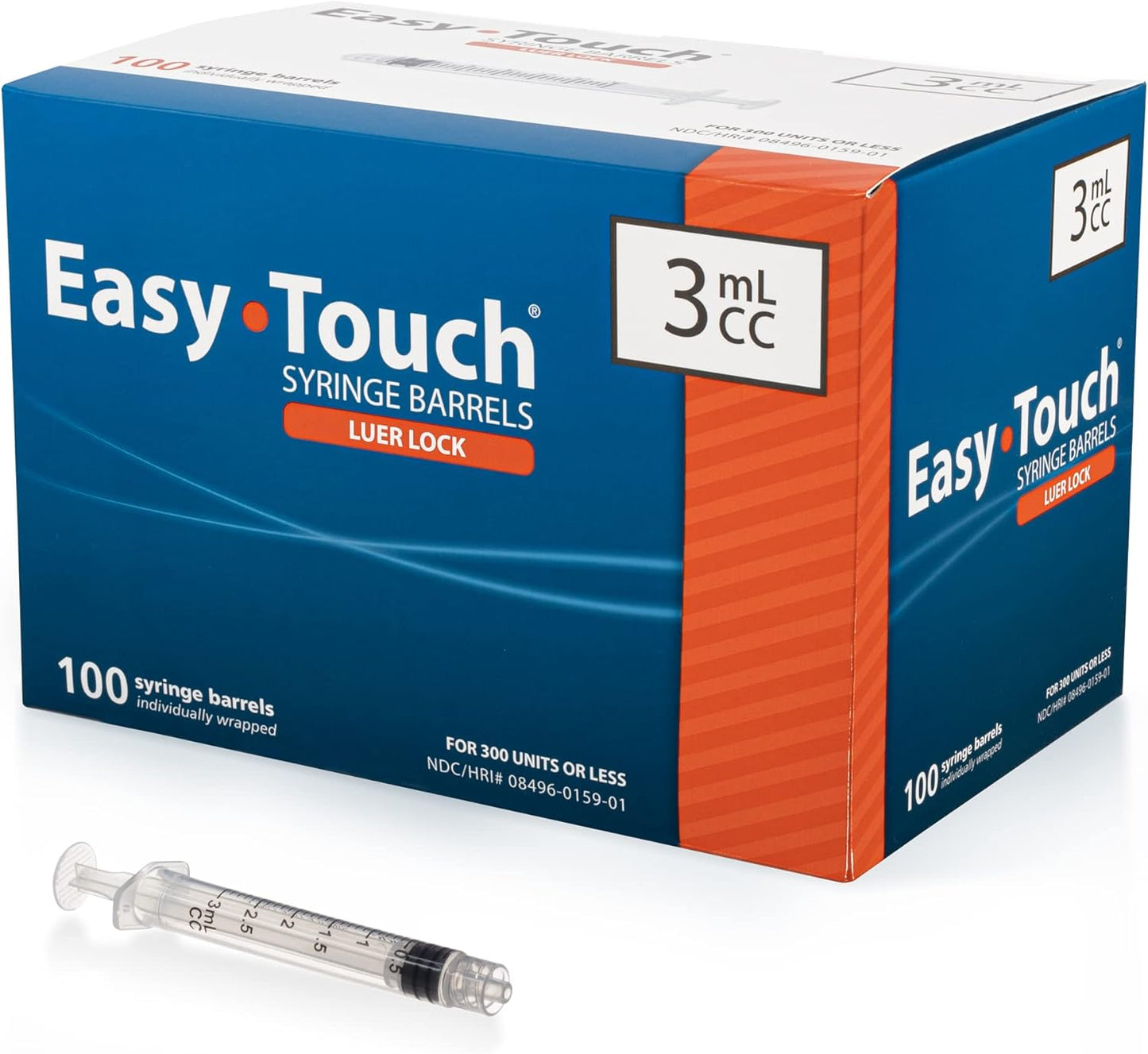 802030 EasyTouch Luer Lock Barrel (TB), 3 mL