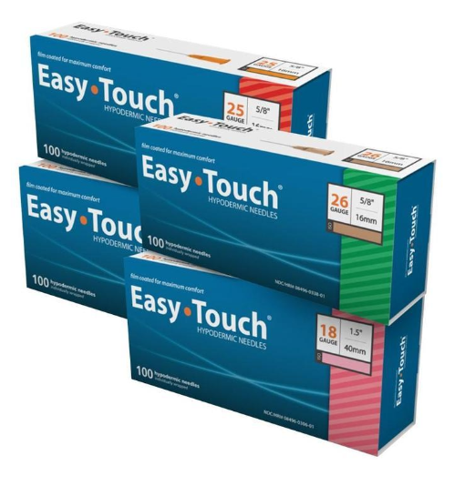 803005 EasyTouch Hypodermic Needle,30G,12.7mm,1/2"